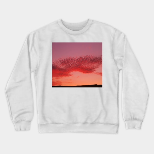 Beach Sunset Ocean Beach Sunset Crewneck Sweatshirt by YassShop